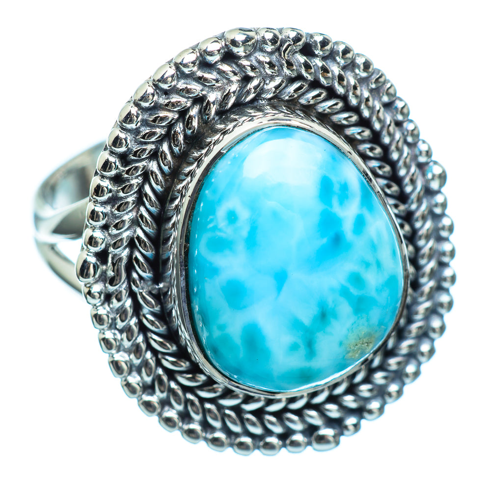 Larimar Rings handcrafted by Ana Silver Co - RING997645