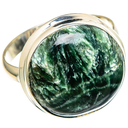Seraphinite Rings handcrafted by Ana Silver Co - RING99766