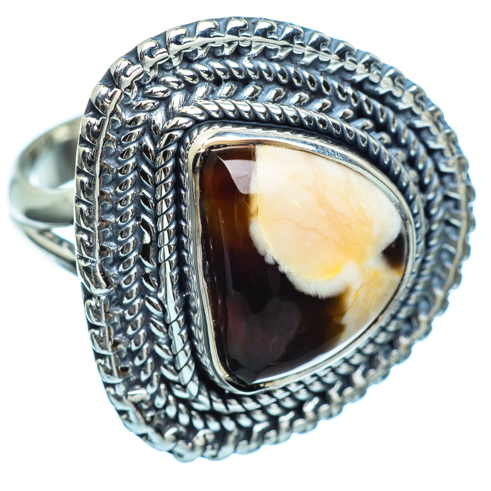 Peanut Wood Jasper Rings handcrafted by Ana Silver Co - RING997671