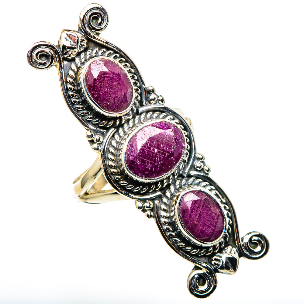 Ruby Rings handcrafted by Ana Silver Co - RING99777 - Photo 2