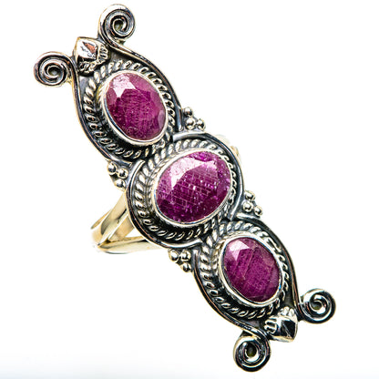 Ruby Rings handcrafted by Ana Silver Co - RING99777 - Photo 2