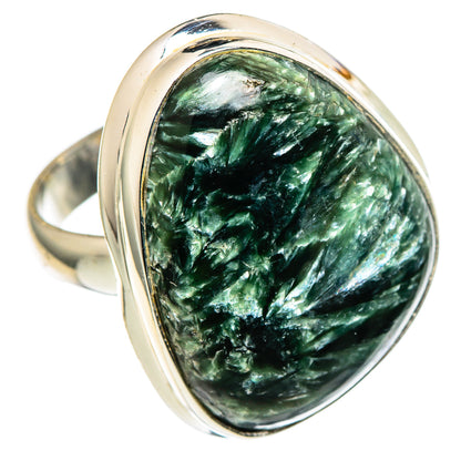 Seraphinite Rings handcrafted by Ana Silver Co - RING99801