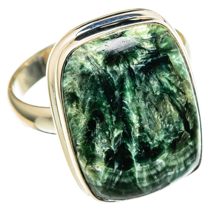 Seraphinite Rings handcrafted by Ana Silver Co - RING99803