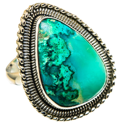 Chrysocolla Rings handcrafted by Ana Silver Co - RING99807