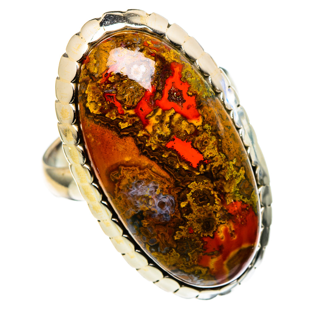 Moroccan Agate Rings handcrafted by Ana Silver Co - RING99813