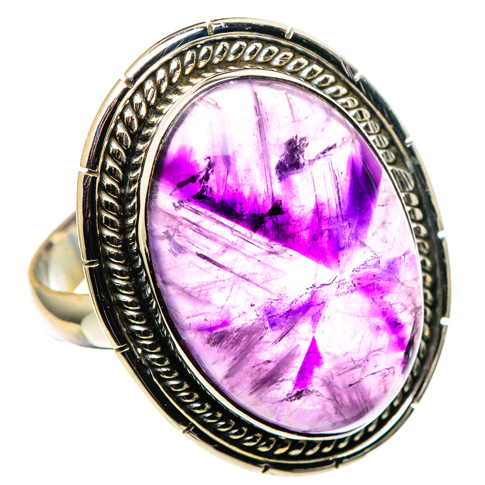 Star Amethyst Rings handcrafted by Ana Silver Co - RING99821
