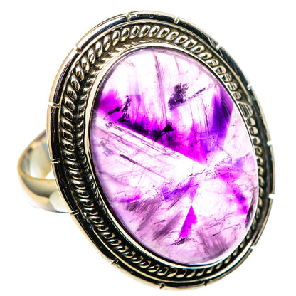 Star Amethyst Rings handcrafted by Ana Silver Co - RING99821