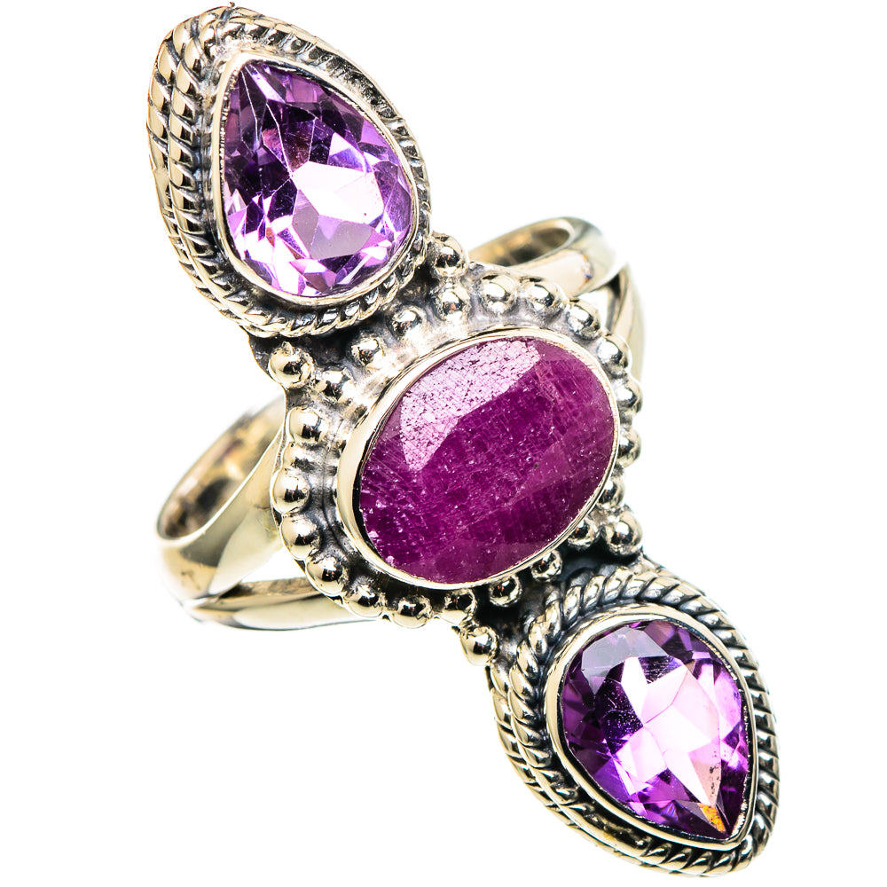 Ruby Rings handcrafted by Ana Silver Co - RING99827