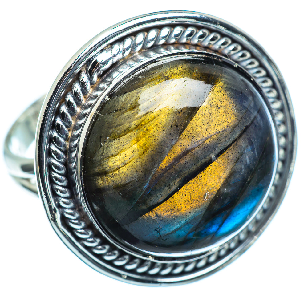 Labradorite Rings handcrafted by Ana Silver Co - RING998277