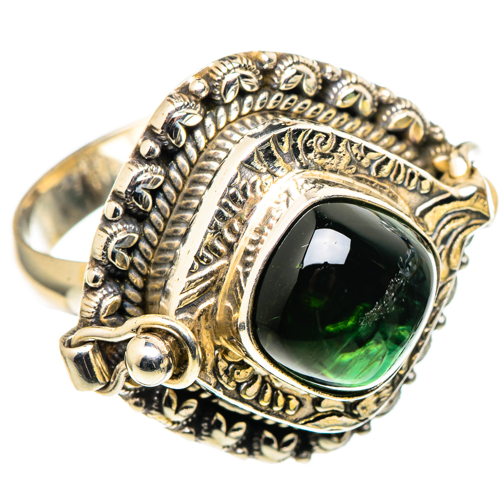 Green Tourmaline Rings handcrafted by Ana Silver Co - RING99836