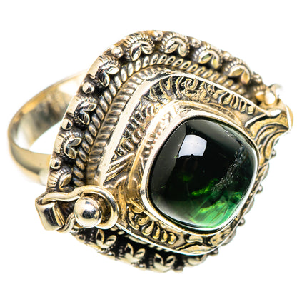 Green Tourmaline Rings handcrafted by Ana Silver Co - RING99836
