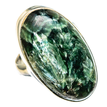 Seraphinite Rings handcrafted by Ana Silver Co - RING99837