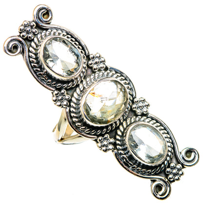 Green Amethyst Rings handcrafted by Ana Silver Co - RING99839 - Photo 2