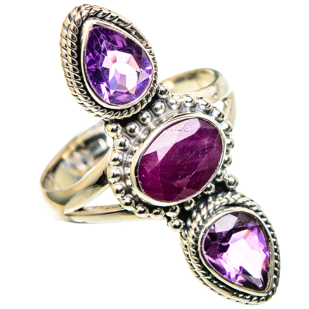 Ruby Rings handcrafted by Ana Silver Co - RING99856