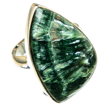 Seraphinite Rings handcrafted by Ana Silver Co - RING99860