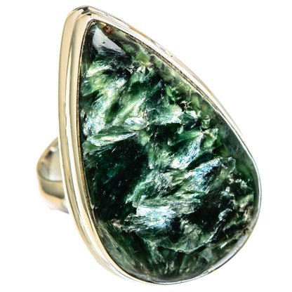 Seraphinite Rings handcrafted by Ana Silver Co - RING99862