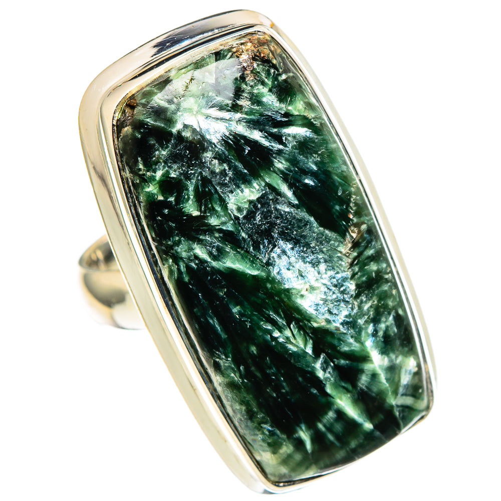 Seraphinite Rings handcrafted by Ana Silver Co - RING99864
