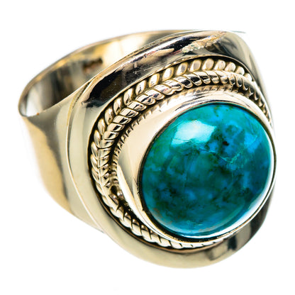 Chrysocolla Rings handcrafted by Ana Silver Co - RING99871