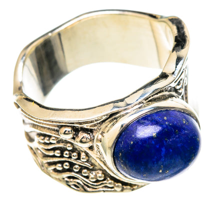Lapis Lazuli Rings handcrafted by Ana Silver Co - RING99874 - Photo 2