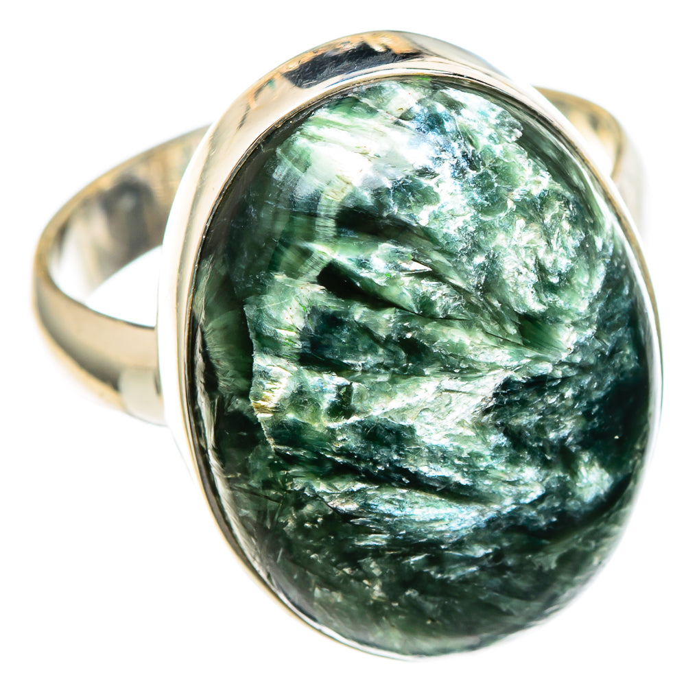 Seraphinite Rings handcrafted by Ana Silver Co - RING99878