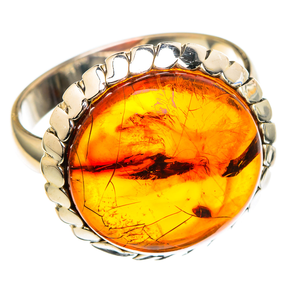 Baltic Amber Rings handcrafted by Ana Silver Co - RING99886