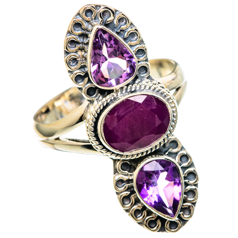 Ruby Rings handcrafted by Ana Silver Co - RING99906