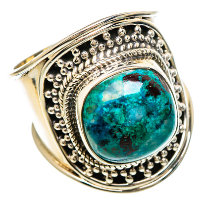 Chrysocolla Rings handcrafted by Ana Silver Co - RING99907