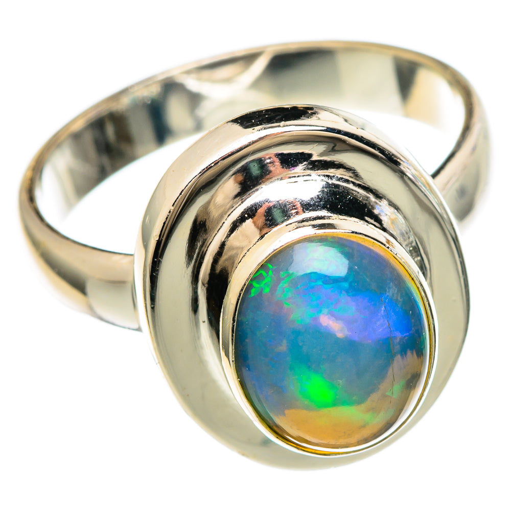 Ethiopian Opal Rings handcrafted by Ana Silver Co - RING99909