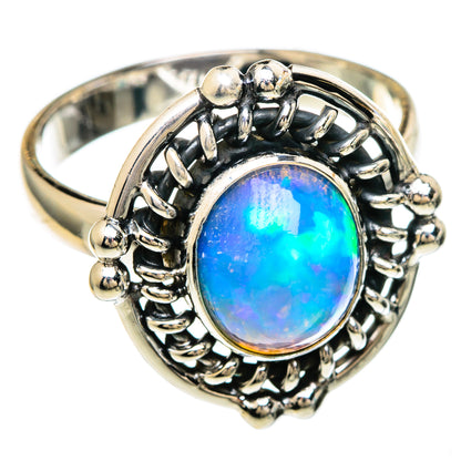 Ethiopian Opal Rings handcrafted by Ana Silver Co - RING99910