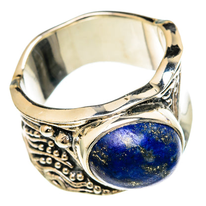 Lapis Lazuli Rings handcrafted by Ana Silver Co - RING99914 - Photo 2