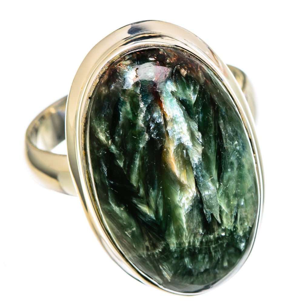 Seraphinite Rings handcrafted by Ana Silver Co - RING99919