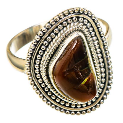 Mexican Fire Agate Rings handcrafted by Ana Silver Co - RING99921 - Photo 2