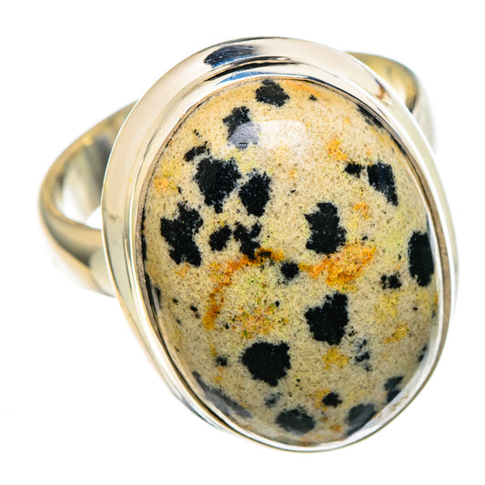 Dalmatian Jasper Rings handcrafted by Ana Silver Co - RING99922