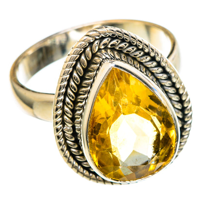 Citrine Rings handcrafted by Ana Silver Co - RING99924
