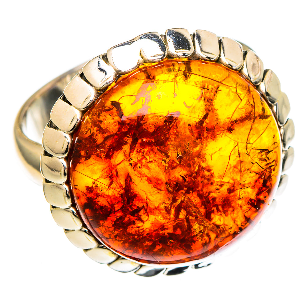 Baltic Amber Rings handcrafted by Ana Silver Co - RING99926