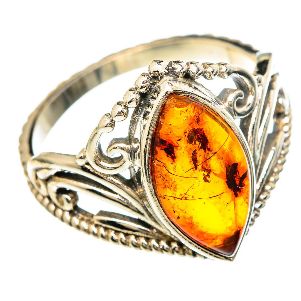 Baltic Amber Rings handcrafted by Ana Silver Co - RING99927
