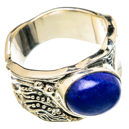 Lapis Lazuli Rings handcrafted by Ana Silver Co - RING99953 - Photo 2