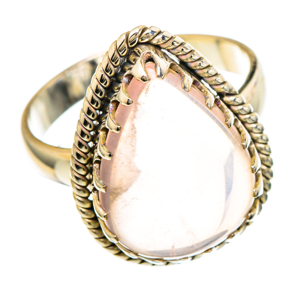 Rose Quartz Rings handcrafted by Ana Silver Co - RING99965