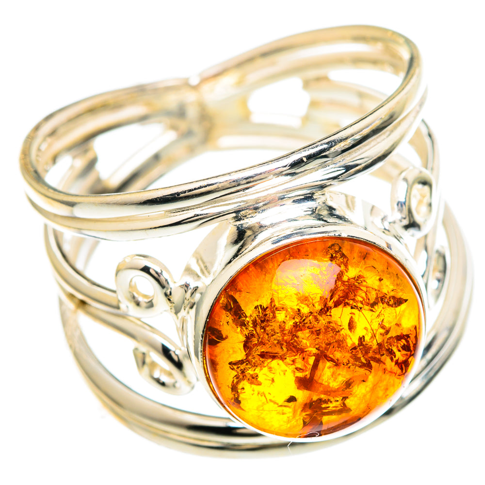 Baltic Amber Rings handcrafted by Ana Silver Co - RING99967