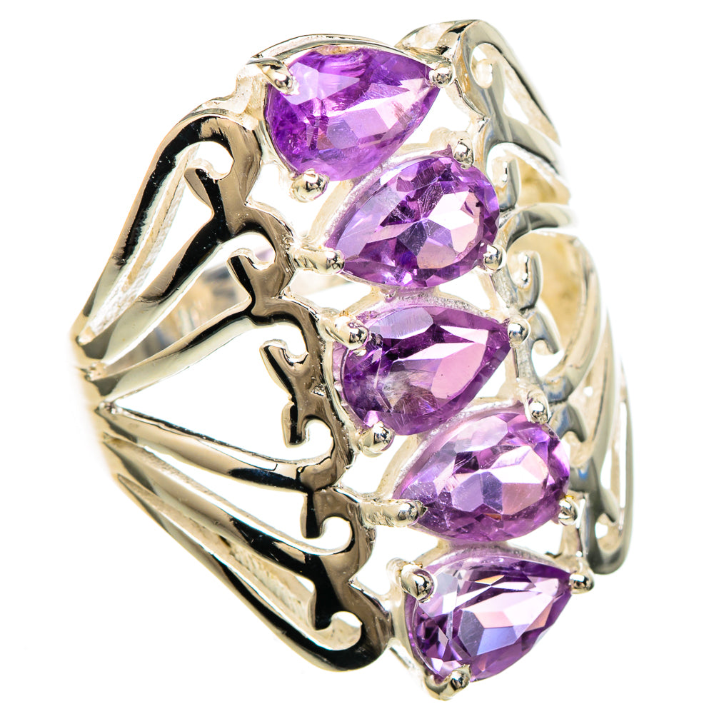 Amethyst Rings handcrafted by Ana Silver Co - RING99972