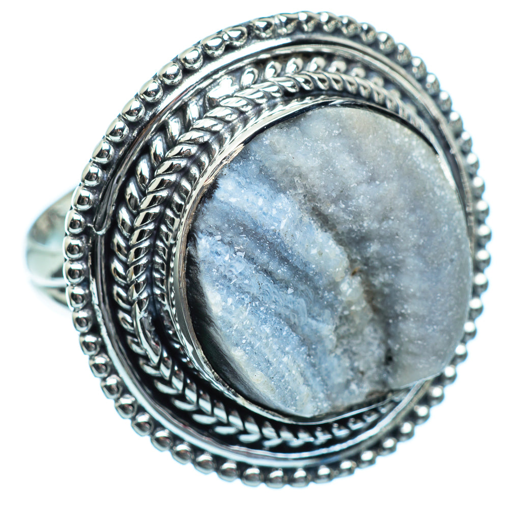 Desert Druzy Rings handcrafted by Ana Silver Co - RING999758