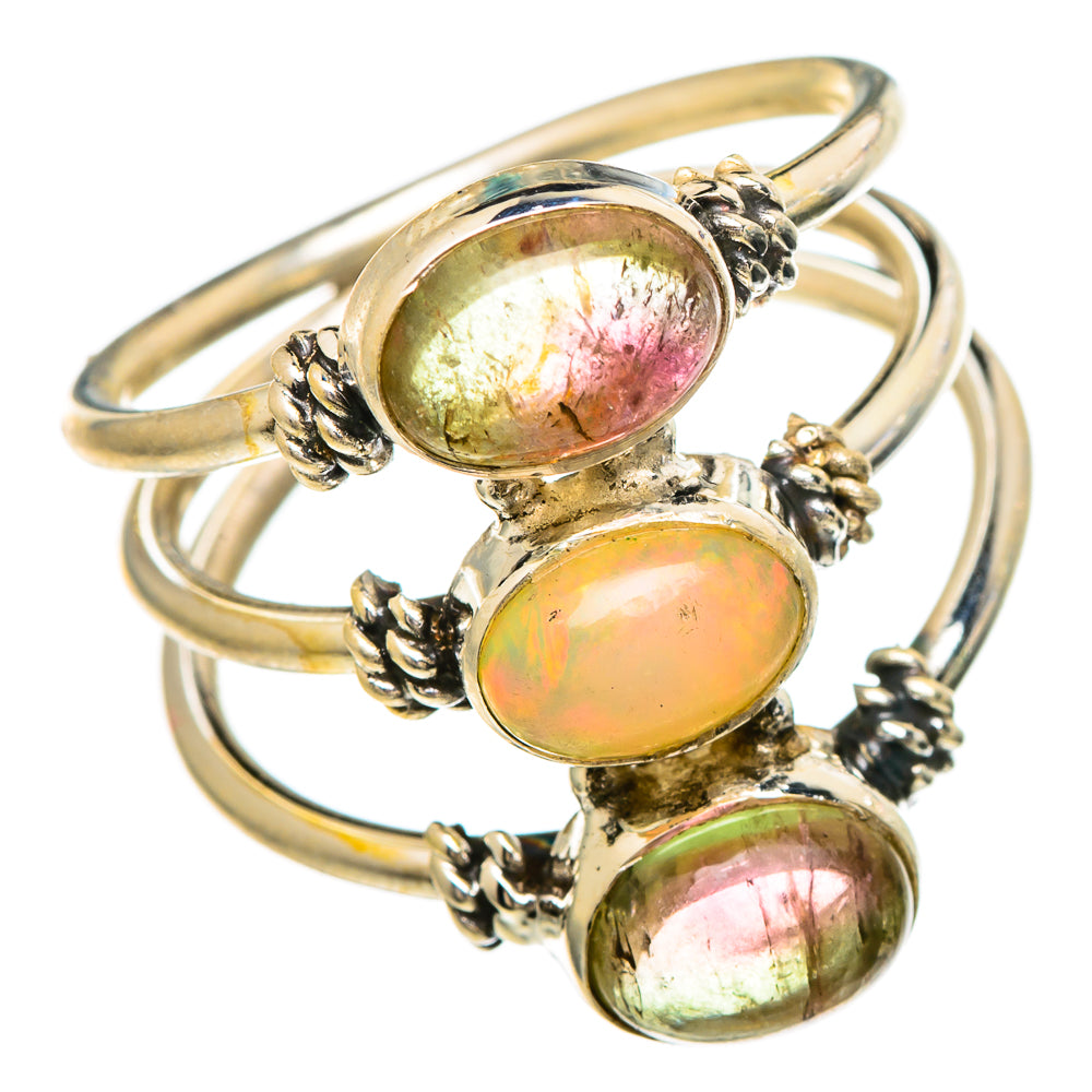 Ethiopian Opal Rings handcrafted by Ana Silver Co - RING99984