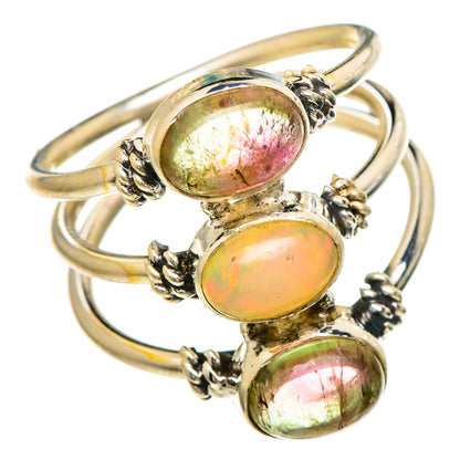 Ethiopian Opal Rings handcrafted by Ana Silver Co - RING99984