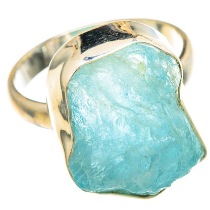 Aquamarine Rings handcrafted by Ana Silver Co - RING99988 - Photo 2