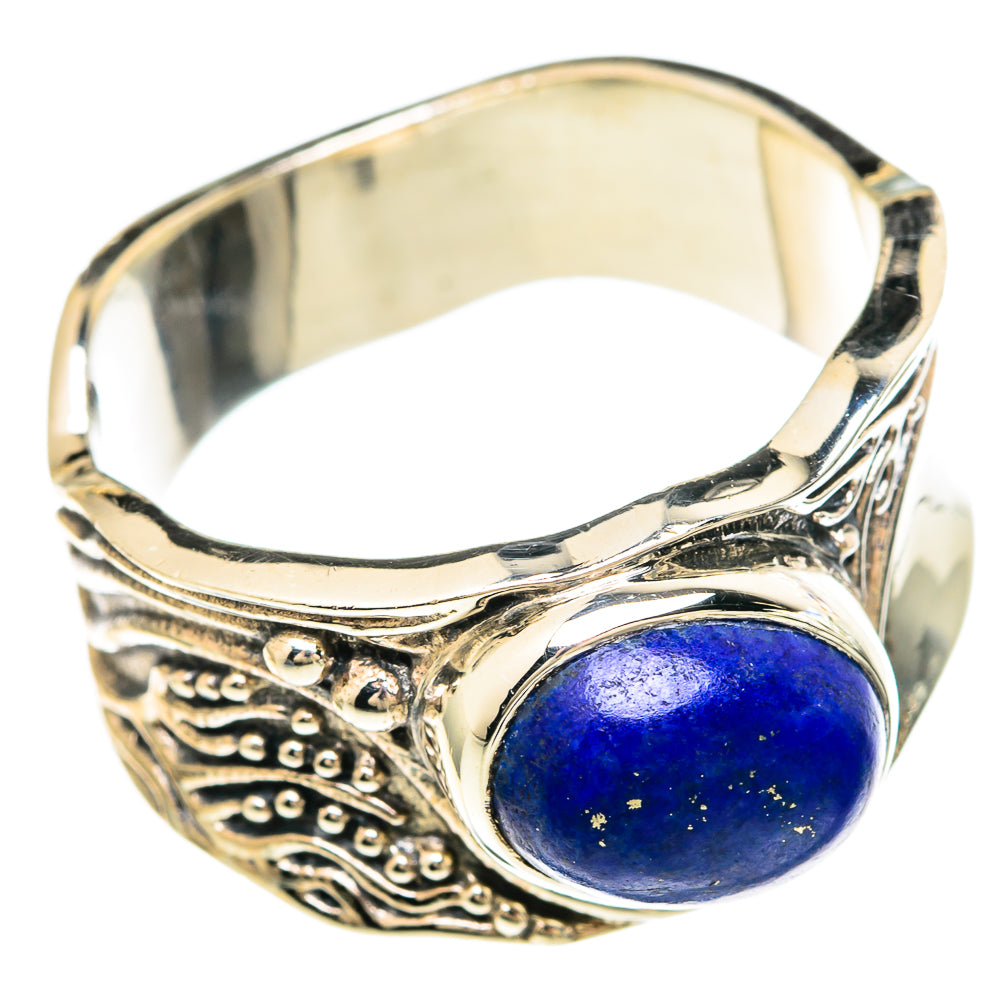Lapis Lazuli Rings handcrafted by Ana Silver Co - RING99991 - Photo 2