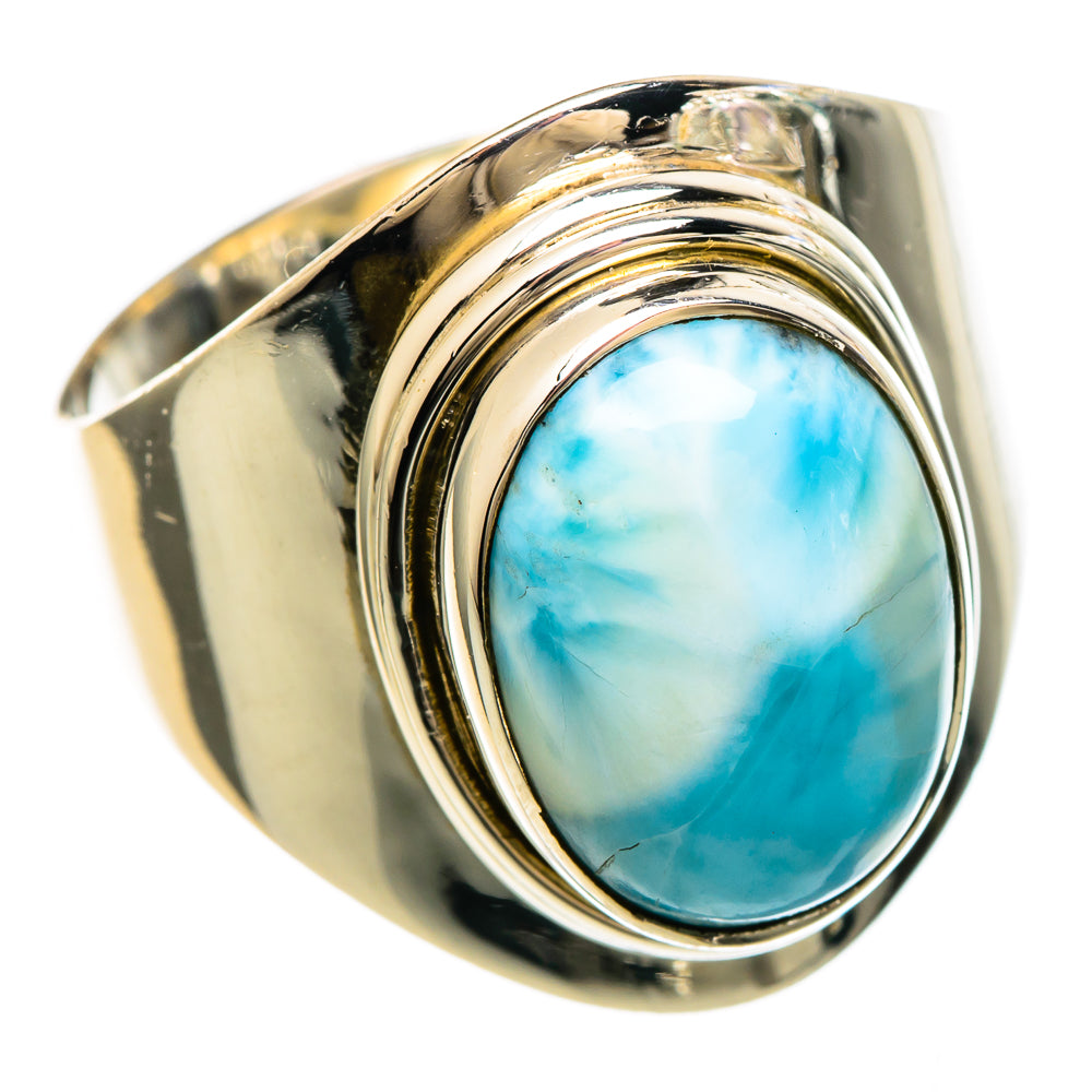 Larimar Rings handcrafted by Ana Silver Co - RING99992
