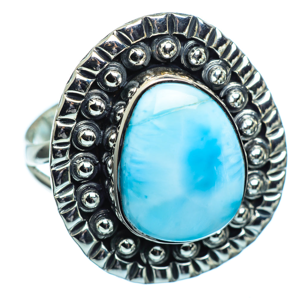 Larimar Rings handcrafted by Ana Silver Co - RING999932