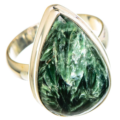 Seraphinite Rings handcrafted by Ana Silver Co - RING99995