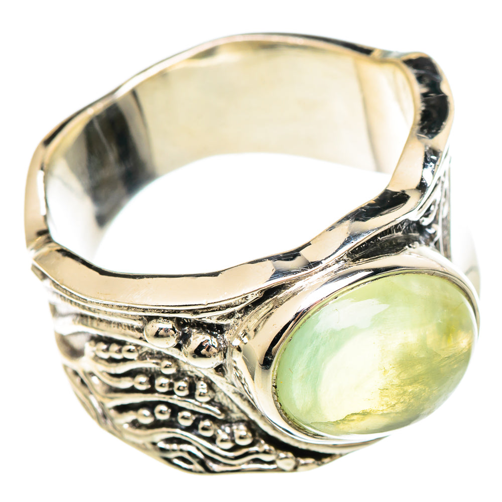 Prehnite Rings handcrafted by Ana Silver Co - RING99996