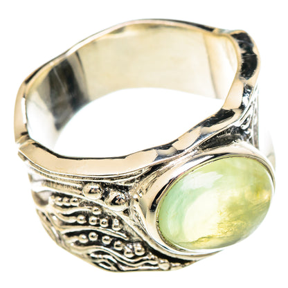 Prehnite Rings handcrafted by Ana Silver Co - RING99996